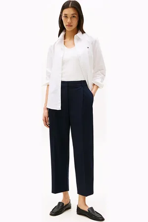 Tommy Hilfiger Tapered Leg Cropped Trousers