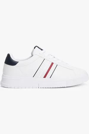 Tommy Hilfiger Leather Debossed Logo Trainers