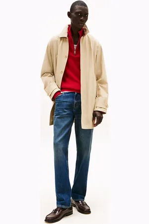 Tommy Hilfiger Whiskered Relaxed Straight Leg Jeans