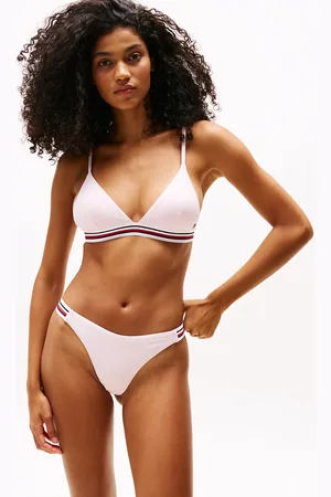 Tommy Hilfiger Global Stripe Triangle Bikini Top