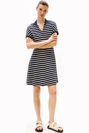 Tommy Hilfiger Fit And Flare Mini Polo Dress
