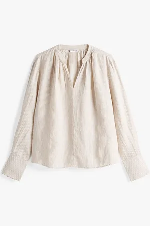Tommy Hilfiger Adaptive Relaxed Fit Linen Blouse