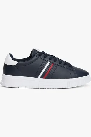 Tommy Hilfiger Leather Debossed Logo Trainers