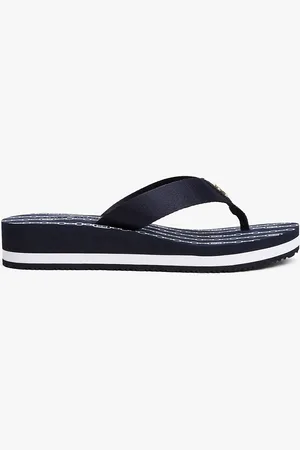 Tommy Hilfiger TH Monogram Wedge Flip-Flops