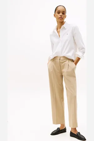 Tommy Hilfiger Tapered Leg Cropped Trousers