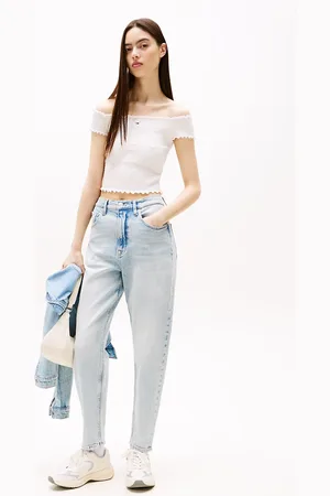Tommy Hilfiger Ultra High Rise Tapered Mom Jeans