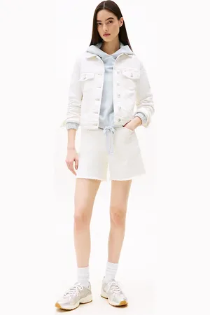 Tommy Hilfiger Raw Hem Regular Denim Mom Shorts