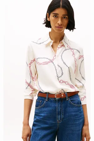 Tommy Hilfiger Gold Button Relaxed Shirt