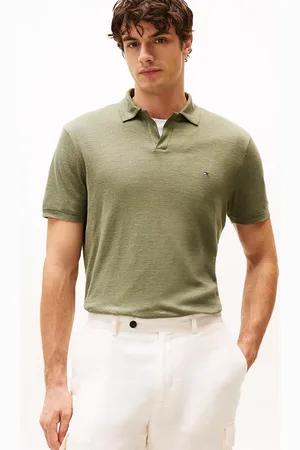 Tommy Hilfiger Regular Fit Linen Polo Shirt