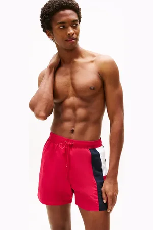 Tommy Hilfiger Hilfiger Flag Slim Mid Length Swim Shorts
