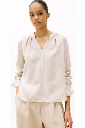 Tommy Hilfiger Relaxed Fit Linen Blouse