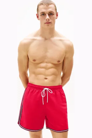 Tommy Hilfiger Global Stripe Mid Length Swim Trunks