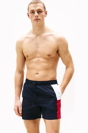 Tommy Hilfiger Hilfiger Flag Slim Mid Length Swim Shorts
