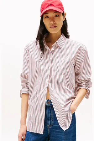 Tommy Hilfiger Oversized Fit Stripe Shirt