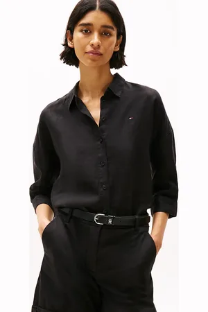 Tommy Hilfiger Relaxed Fit Pure Linen Blouse