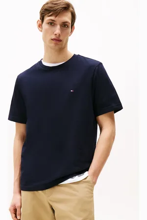 Tommy Hilfiger Flag Embroidery Crew Neck T-Shirt
