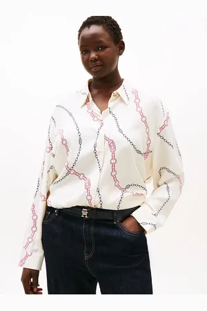 Tommy Hilfiger Curve Gold Button Relaxed Shirt