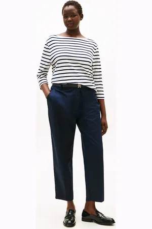Tommy Hilfiger Curve Slim Straight Leg Ankle Chinos