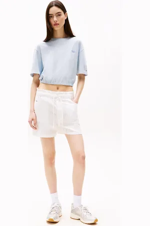 Tommy Hilfiger Paperbag Shorts With Linen