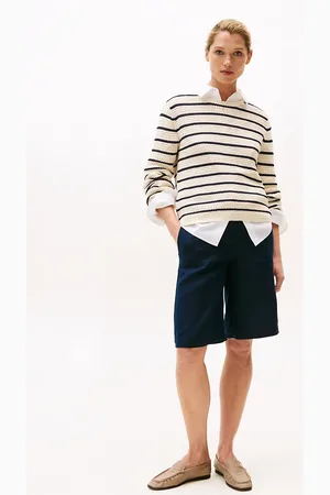 Tommy Hilfiger Linen Blend Slim Tailored Shorts
