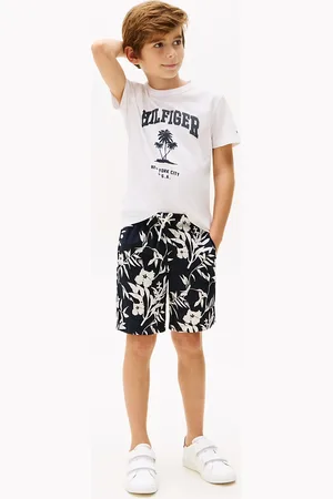 Tommy Hilfiger Floral Print Poplin Shorts