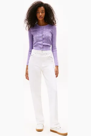Tommy Hilfiger Layla White Slim Straight Leg Jeans
