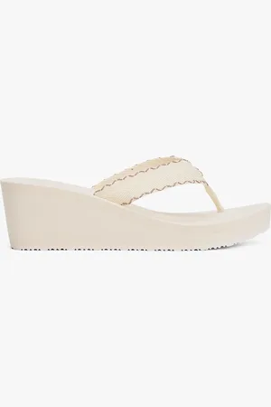 Tommy Hilfiger TH Monogram Wedge Flip-Flops