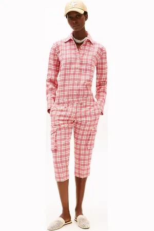 Tommy Hilfiger The Runway Collection Slim Check Cargo Trousers