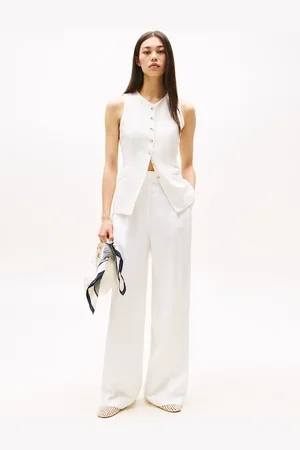 Tommy Hilfiger Relaxed Linen Blend Suit Trousers
