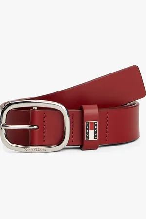 Tommy Hilfiger Oval Buckle Leather Belt