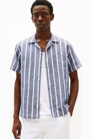 Tommy Hilfiger Regular Fit Stripe Short Sleeve Shirt