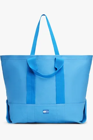 Tommy Hilfiger Tonal Logo Canvas Tote Bag