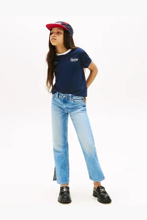 Tommy Hilfiger Straight Leg Faded Girlfriend Jeans