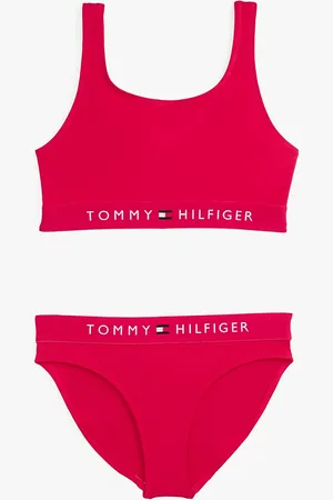 Tommy Hilfiger Original Logo Bralette Bikini Set