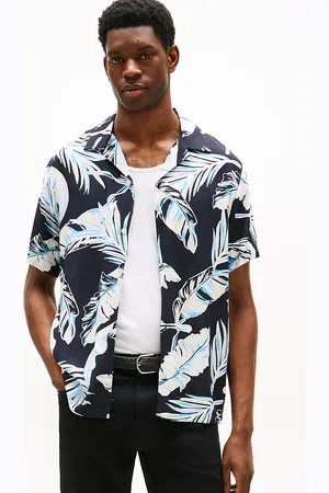 Tommy Hilfiger Lightweight Regular Fit Tropical Short Sleeve Shirt