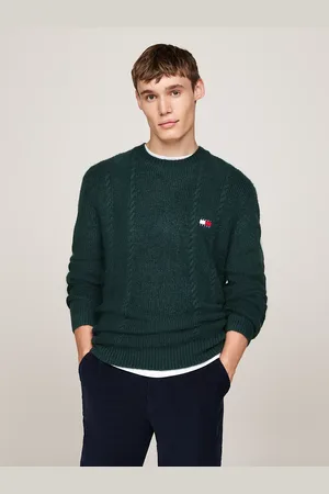Tommy Hilfiger Cable Knit Crew Neck Slim Jumper
