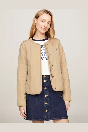 Tommy Hilfiger Jersey Lined Collarless Padded Jacket