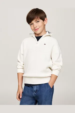 Tommy Hilfiger Quarter-Zip Turtleneck Jumper