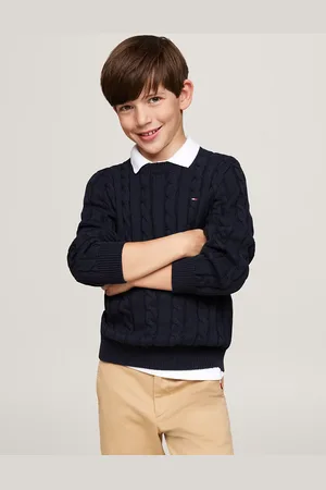 Tommy Hilfiger Cable Knit Crew Neck Jumper