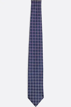 Tommy Hilfiger Pure Silk Grid Tie