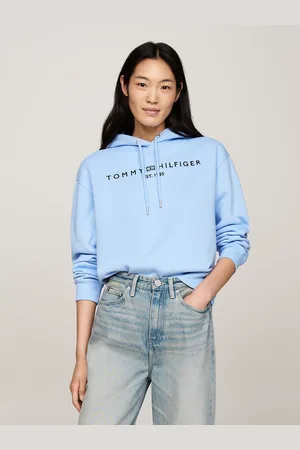 Tommy Hilfiger Logo Fleece Drawstring Hoody