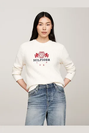 Tommy Hilfiger Embroidery Waffle Knit Jumper