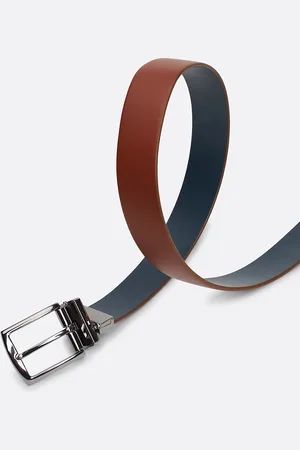 Tommy Hilfiger Square Buckle Reversible Leather Belt