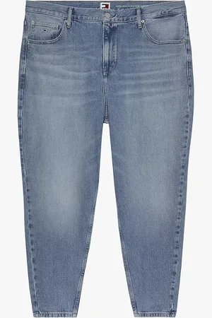 Tommy Hilfiger Curve Mom High Rise Tapered Faded Jeans
