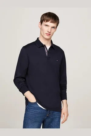 Tommy Hilfiger Jacquard Long Sleeve Polo Shirt