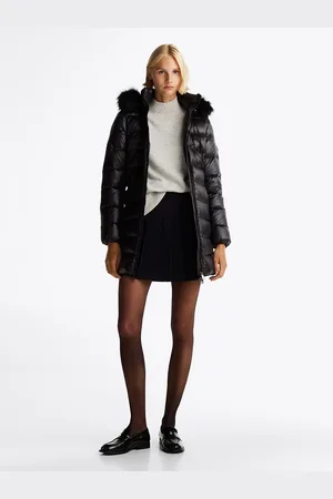 Tommy Hilfiger Down-Filled Glossy Hooded Puffer Coat