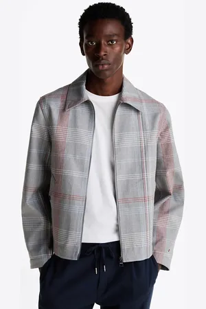 Tommy Hilfiger Check Zip-Thru Water Repellent Overshirt Jacket