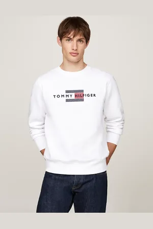 Tommy Hilfiger Logo Embroidery Crew Neck Sweatshirt