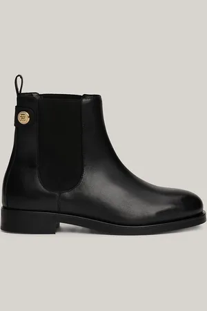 Tommy Hilfiger Leather Stud Chelsea Boots
