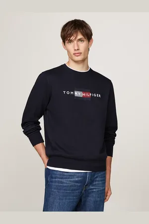 Tommy Hilfiger Logo Embroidery Crew Neck Sweatshirt